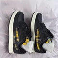 2026 scottish plaid black and red bread shoes, retro casual sneakers, trendy chinese style couple's versatile skate shoes, unisex athletic shoes