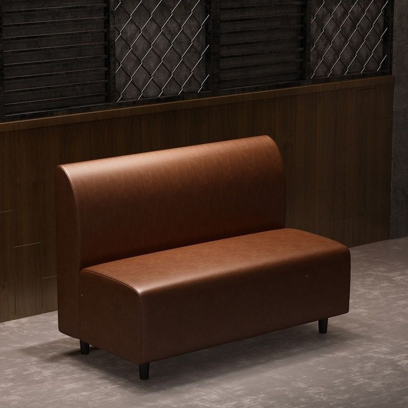 Restaurant sofa balcony tea table and chair card seat sofa coffee table combination retro courtyard coffee table combination bar booth wood