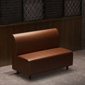 Restaurant sofa balcony tea table and chair card seat sofa coffee table combination retro courtyard coffee table combination bar booth wood