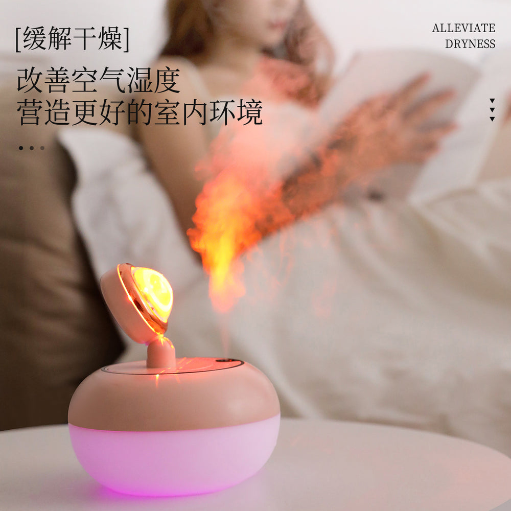 creative sunset lamp projection humidifier for home car desktop usb air purifier manufacturer wholesale