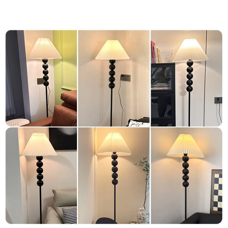 [Cross-border supply] Floor lamp Nordic pleated living room sofa decoration ambient light eye protection bedroom bedside lamp