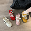Red german army trainers (gats) women's shoes 2026 new arrival hot spring/autumn style super popular mesh breathable agnes shoes skate shoes sneakers