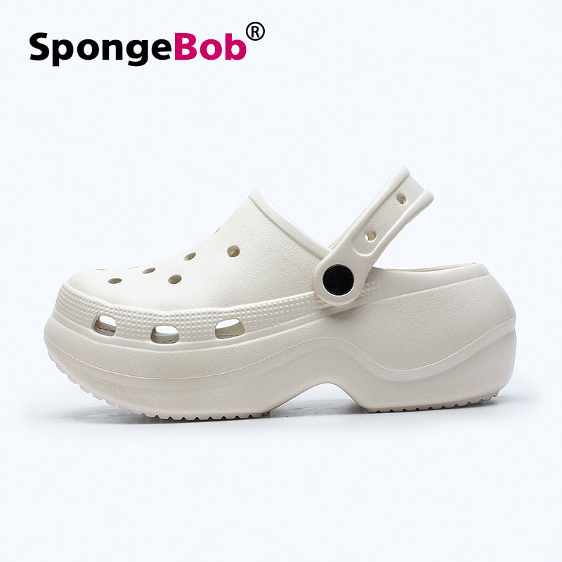 Women's clogs - new summer collection: thick-soled, anti-slip beach sandals with closed toe for adults. perfect for the beach and everyday wear