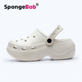 Women's clogs - new summer collection: thick-soled, anti-slip beach sandals with closed toe for adults. perfect for the beach and everyday wear
