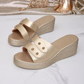 summer new arrival: plus-size women's casual comfort wedge sandals - wholesale fashion outerwear platform sandals