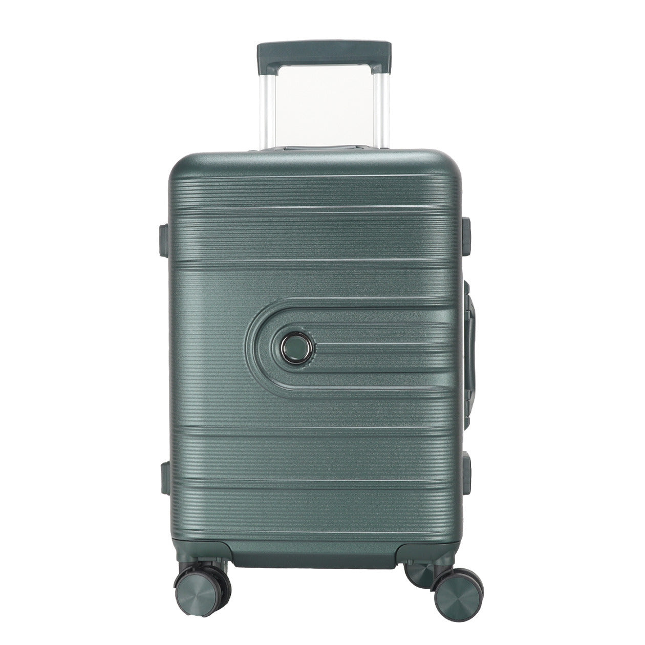 Metal logo suitcase aluminum frame trolley case universal wheel suitcase printed pattern gift password bag manufacturer