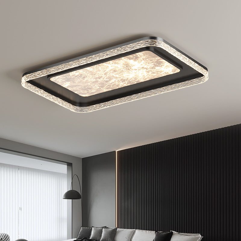 Living room light Italian minimalist light luxury Nordic high-end living room main light ultra-thin ceiling light whole house lighting package