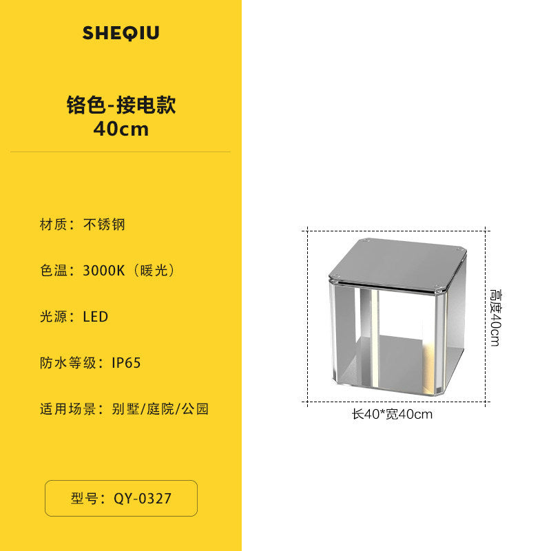 Outdoor solar post cap lights for villa courtyards, waterproof wall mount lights, garden fence lights, landscape pillar lights