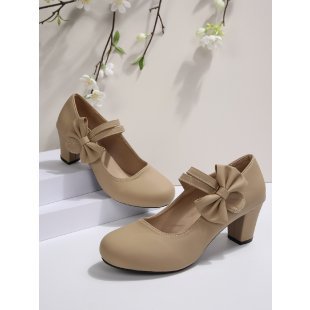 spring/summer new arrivals: plus size chunky heel women's shoes for cross-border e-commerce. sizes 35-42 available. wholesale options available. dropshipping to  and