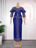 foreign trade women's clothing wholesale southeast asia sexy hot girl heavy industry hot diamond beaded dress africa