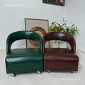 Ganliuliudeng universal wheel small stool living room for homeaccessible luxury sofa stool back chair shoe changing stool