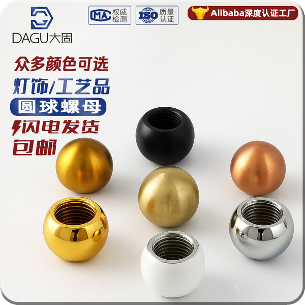 Round ball steel ball tapping galvanized spray paint size steel ball tapping can be processed lighting element ball