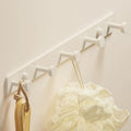 White hook coat hook entrance entrance entrance no punch punch storage rack wall key row hook storage rack
