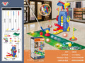 Kids' golf set - indoor/outdoor pull rod telescopic box - sports toy - parent-child interactive - realistic portable golf kit