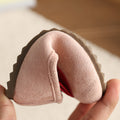 Vancahao korean children's shoes  spring and autumn new girls' suede heart princess shoes soft sole mary jane flats
