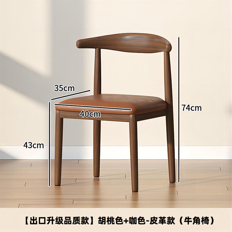 For homedining chair backrestcommercial horn restaurant tea chair taishi chair comfortable sitting tea table restaurant dining table stool