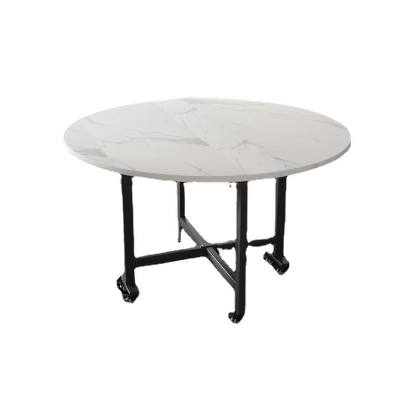 Dining table for homesmall apartment foldable table retractable dining table foldable large round table modern casual dining table