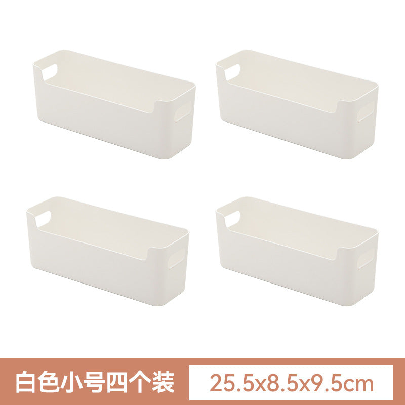 Kitchen cabinets, plastic wrap storage boxes, plastic sundries, non-punching wall-mounted storage boxes, multifunctional bathroom storage boxes