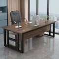 Computer desk desktop casual modern boss office desk staff slot table and chair combination for home desk single table without