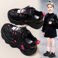 Astro boy dirt-resistant girls' shoes,  new spring collection, black kids' sneakers, breathable girls' chunky sneakers, soft sole