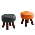 Solid wood low stool thickened stool coffee table stool soft shoe changing stool kids living room adults can sit on four-legged stool