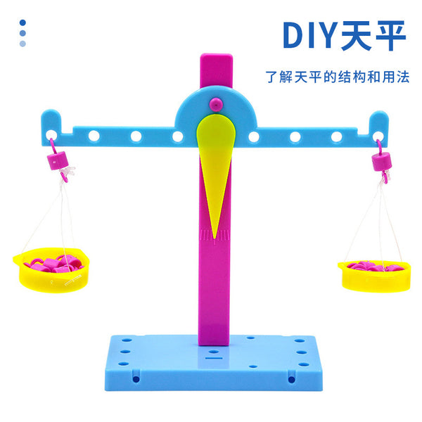 Processing Customized Science Small Experimental Balance Primary School Students Technology Small Production Educational Toys Material Package Source Factory