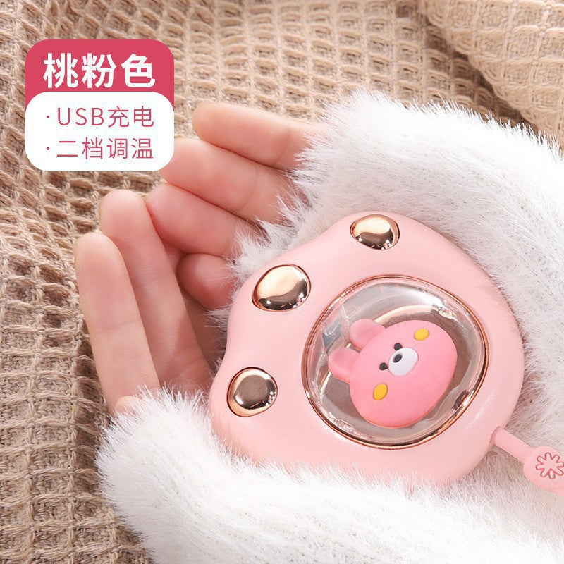 2025 new cross-border magnetic hand warmer - portable, creative split design, usb rechargeable hand warmer