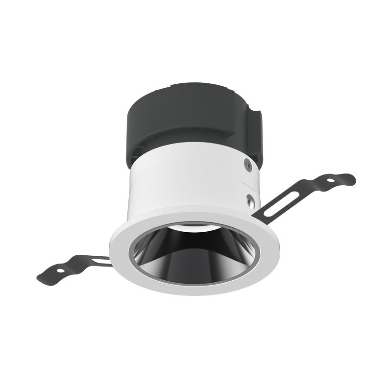 Embedded LED downlight household narrow frame deep anti-glare light luxury simple no main light living room lighting ceiling spotlight