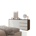 Solid wood sideboard - minimalist tea cabinet for living room, nordic kitchen storage cabinet, entryway console table, storage cabinet