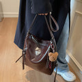Large capacity backpack women's autumn and winter new casual shoulder crossbody bag commuter multifunctional tote bag versatile backpack
