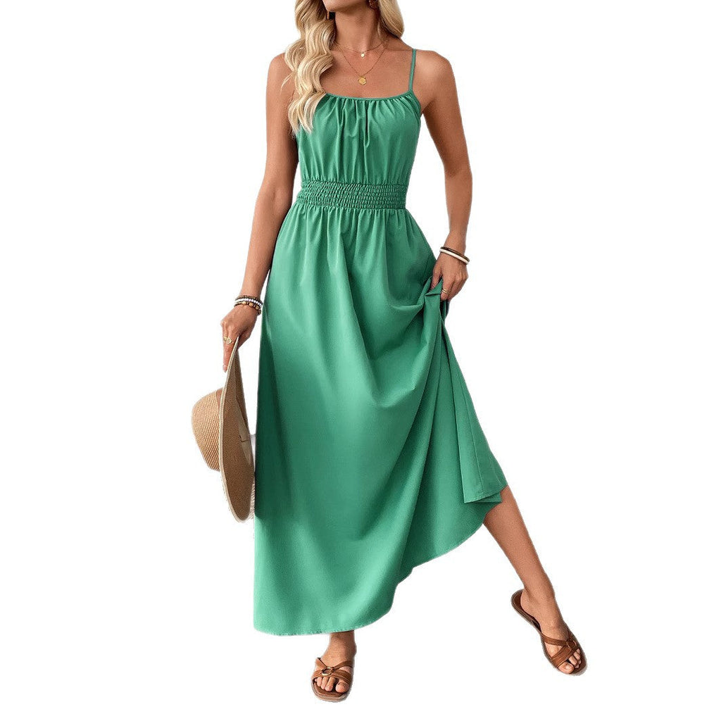 Shanuo independently develops 2025 new  summer European and American dresses,  women's clothing swings