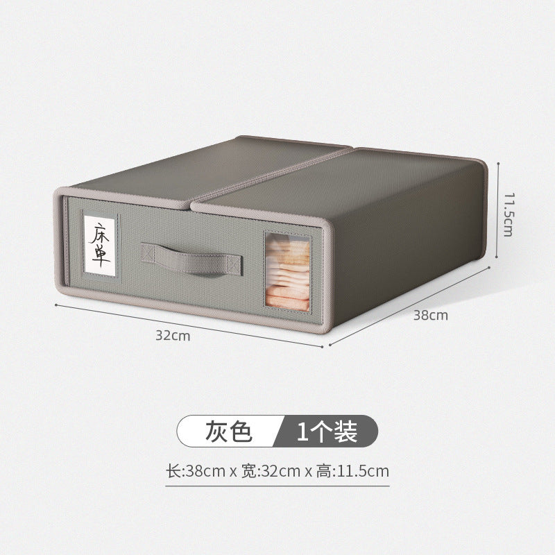 Hot-selling Oxford cloth, bed sheet storage box, fabric clothing four-piece storage box, wardrobe quilt cover, blanket storage and finishing