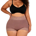 Fashion cross-border mid-waist hip lift waistband tummy control pants body shaping tight buttocks triangle body shaping underwear for women