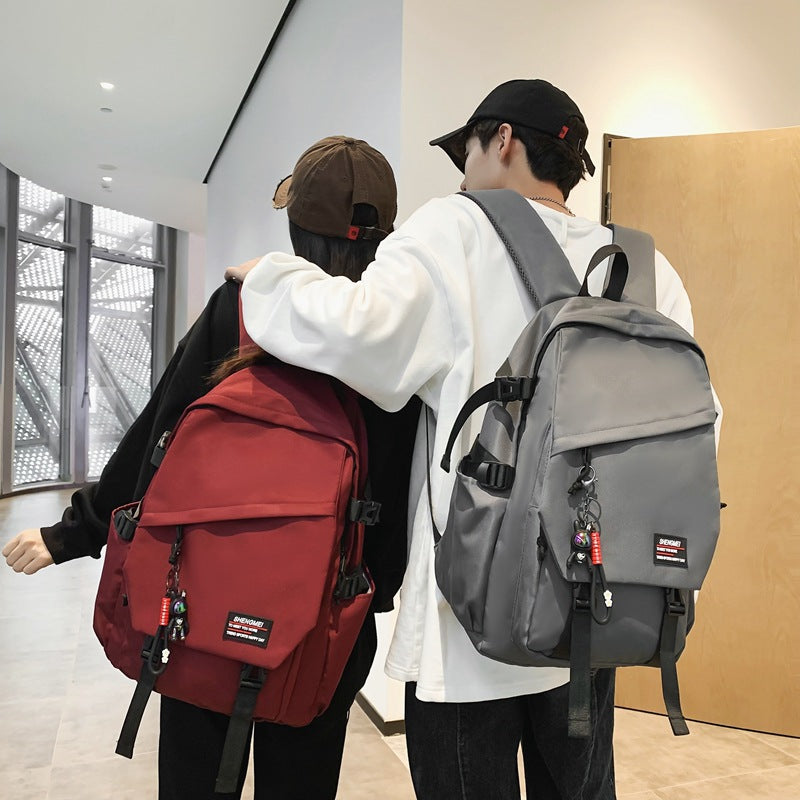 New large-capacity junior high school students backpack schoolbag travel computer backpack business leisure commuter backpack