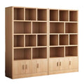For homefloor-standing storage rack, whole wall storage cabinet, multi-layer solid wood wine cabinet, all-in-one wall bookcase, living room storage cabinet