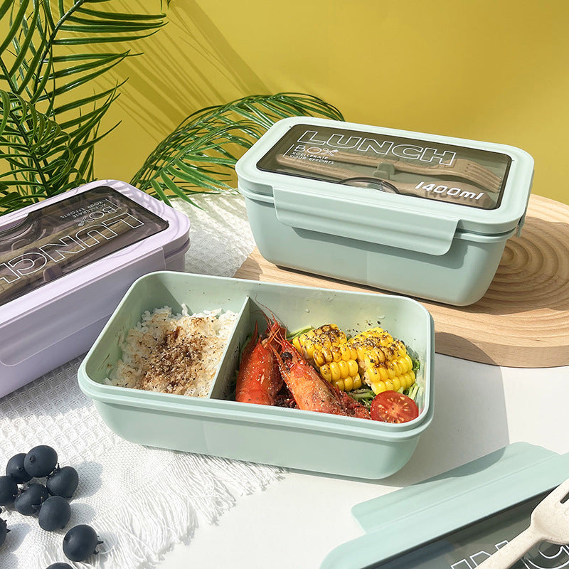 Food-grade portable sealed lunch box, microwaveable lunch box, student and office worker light meal, good-looking lunch box