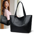 Women's handbag 2024 new trendy tote bag woven bag large capacity shoulder bag fashionable casual minimalist tote bag