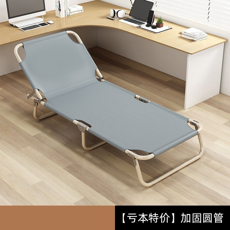 Lunch break foldable bed office single lunch break lounge chair adult for home foldable outdoor portable hospital camp bed