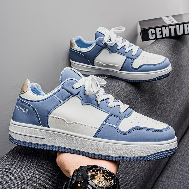 Men's 2026 spring new arrival: campus style student air force white sneakers - trendy, versatile, youth casual athletic shoes