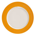 Nordicins striped edge ceramic plate dinner plate western food flat plate for home vegetable plate hotel restaurant dessert plate