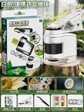 Portable microscope for kids - educational toy with phone clip - perfect for student science experiments, antiques, jewelry appraisal, and miniature observation
