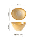Vintage irregular high-end bowls, plates, and dishes - restaurant, hotel, and home tableware - unique dinnerware for serving dishes, desserts, rice bowls, and plating