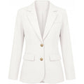 Amazon fashioncasual suit outwear women's  spring new arrivallong sleeves single breasted work suit