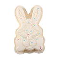 New in stock silicone cake mold easter dinosaur egg rabbit cake pan macaron color baking mold