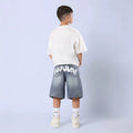 Kids' boys' summer lightweight pants - stylish new denim shorts for mid-to-large children - summer collection