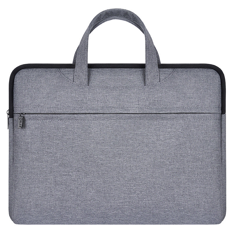 Large capacity canvas briefcase - office handbag, document bag, conference bag, laptop bag, file bag, business bag - custom printing available