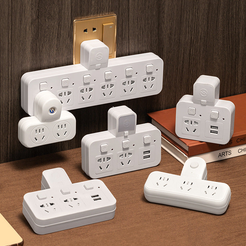 For home socket converter multi-hole panel wireless power strip power strip with usb one-to-many function plug