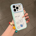 Cartoon simple fish large window phone case for iphone 18, apple 17 pro max, kitten protective cover 16