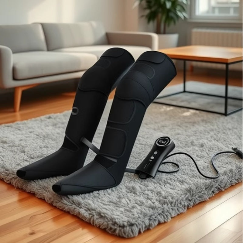 Leg air compression massager - cross-border air pressure automatic airbag massager for extended thigh and calf massage and shaping