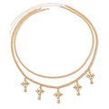 Cross pendant waist chain wholesale european and american cross-border personalized jewelry for women multi-layered design sexy body chain